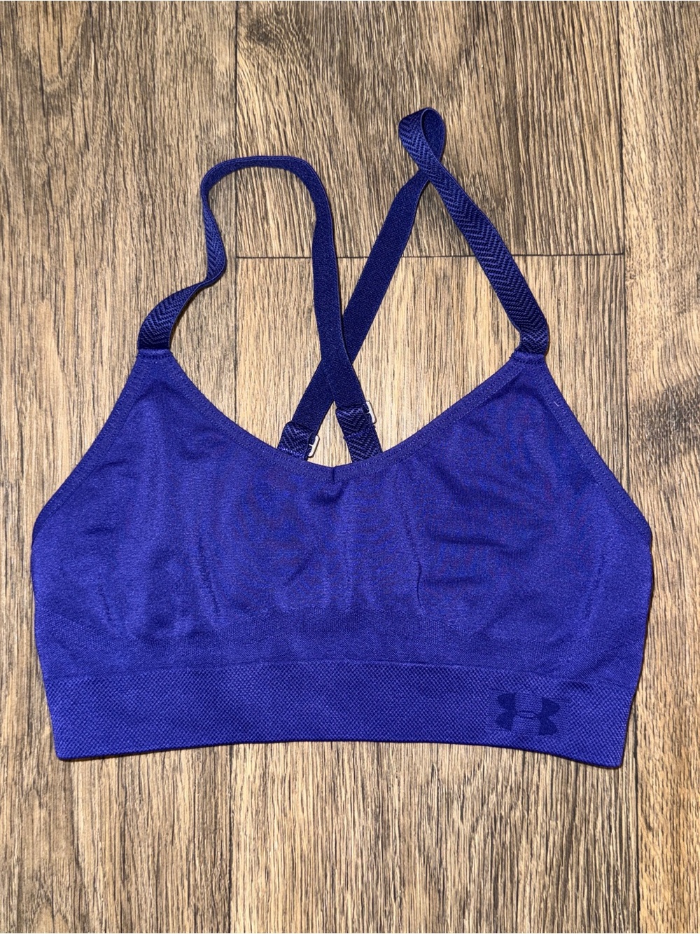 Under Armour Deep Purple Crisscross Sports Bra